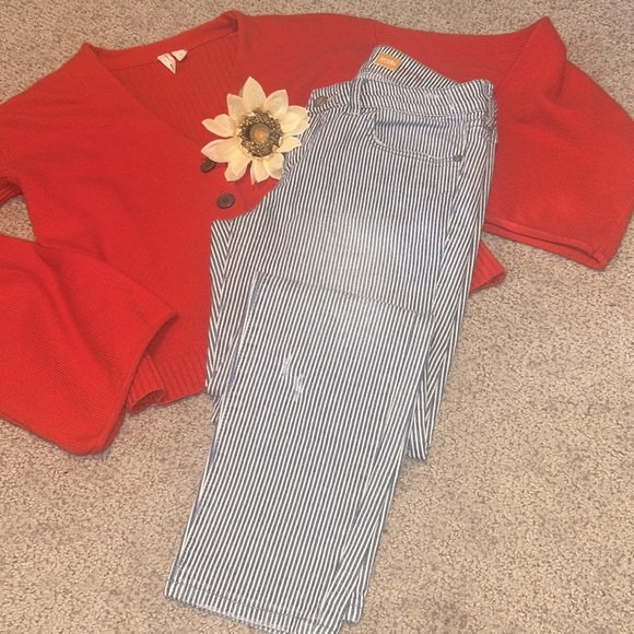 Anthropologie Pilcro and The Letterpress Hypen Railroad Jeans - Picture 6 of 8